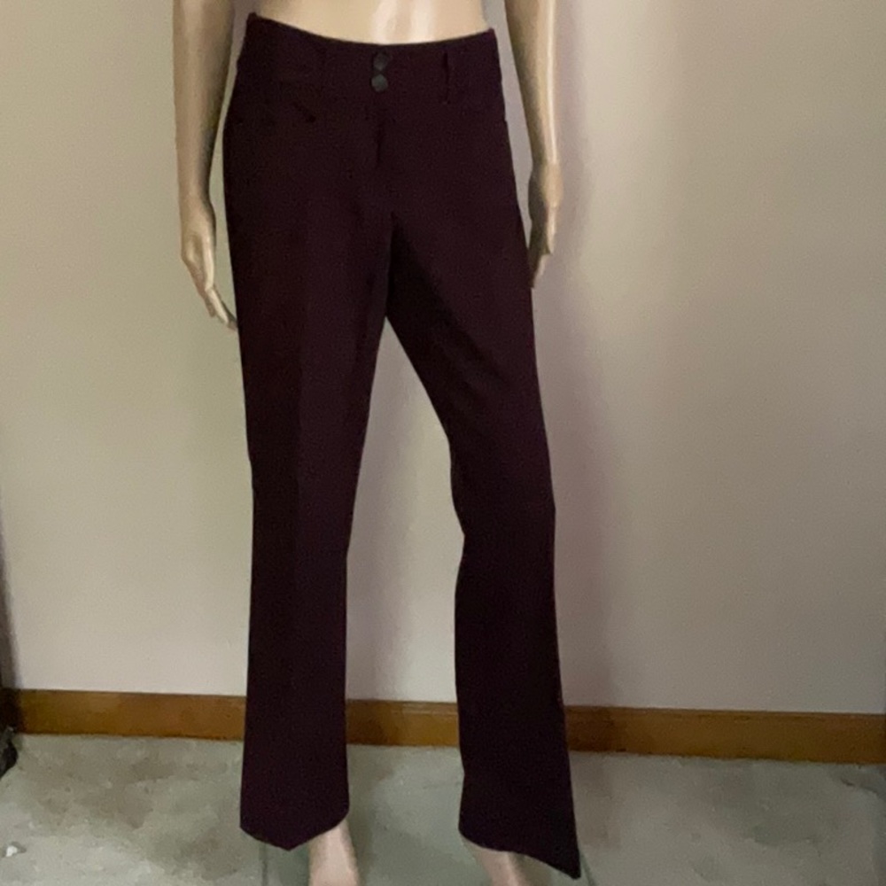 Alfani Burgundy Dress Pants 4